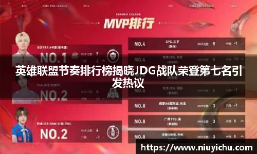 英雄联盟节奏排行榜揭晓JDG战队荣登第七名引发热议